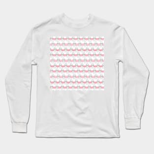 Ruth Bader Ginsburg Pink Pattern Long Sleeve T-Shirt